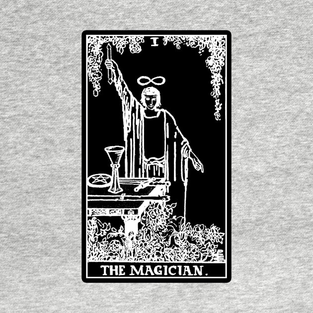 I. The Magician Tarot Card | Obsidian and Pearl by wildtribe